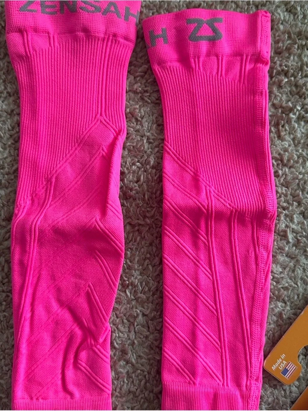 Pink Compression Leg Sleeves - NWT